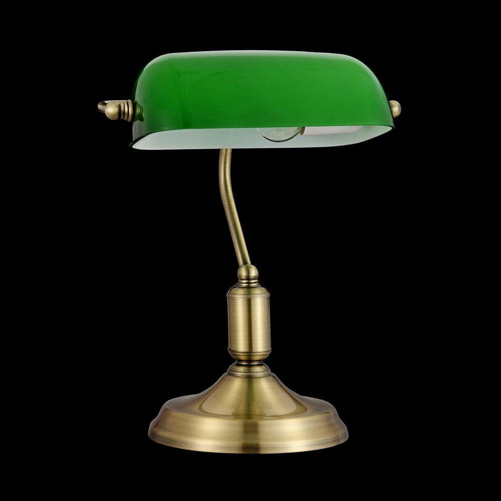 Maytoni Tischleuchte Tischleuchte Kiwi Tischlampe Leuchtmittel E27, Messing Tischleuchte, in keine und Grün Angabe, warmweiss, Nein, enthalten: Nachttischlampe