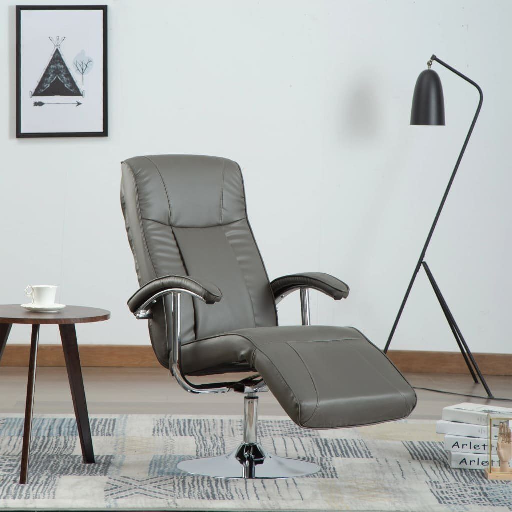 Grau (Set, TV-Sessel Kunstleder, 360° Ohrensessel DOTMALL 1-St), Relaxsessel drehbar