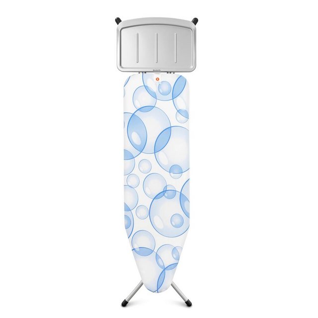 Brabantia Bügelbrett B Perfect Flow Bubbles 103629, Bügelfläche 124×38 cm