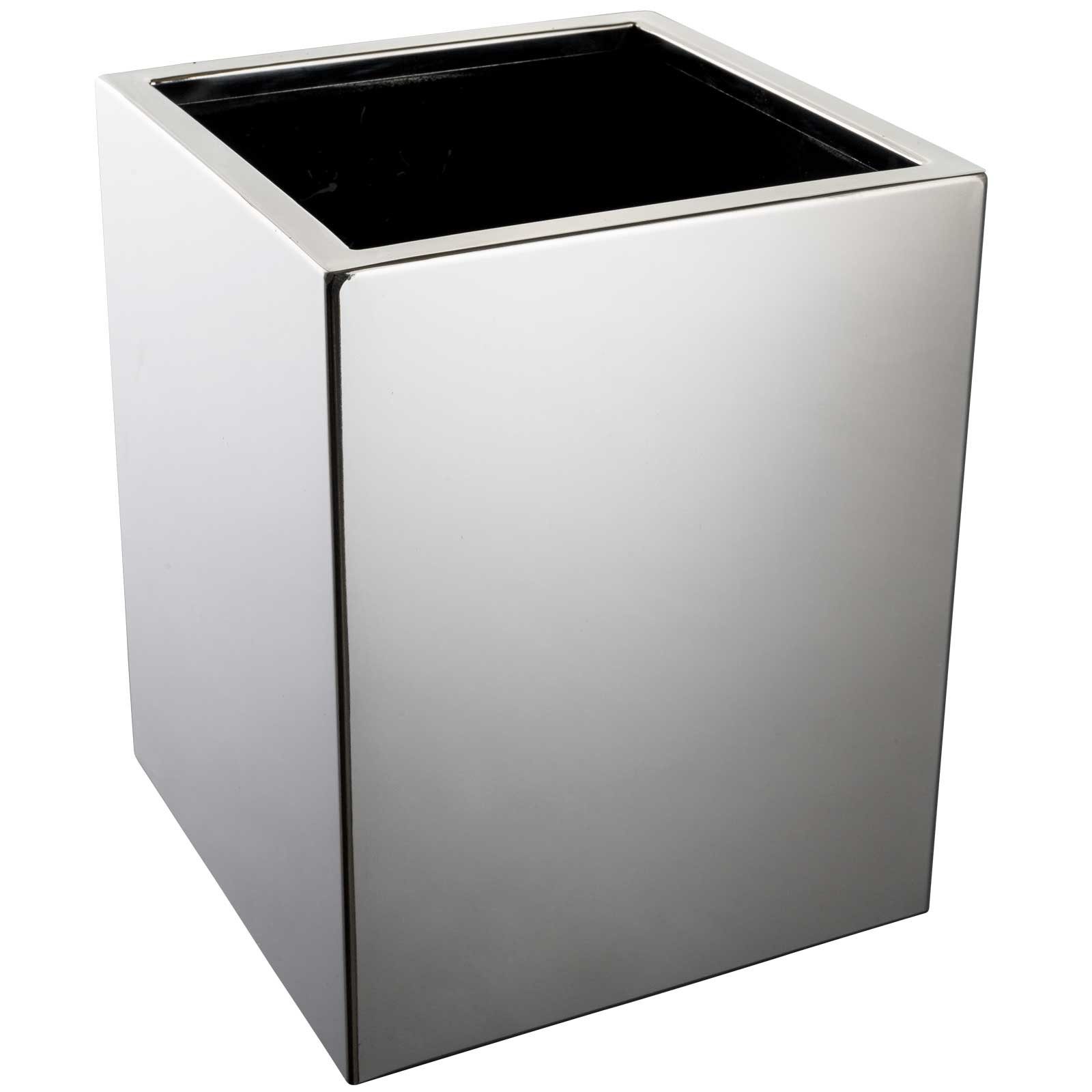 VIVANNO Blumentopf Edelstahl ACENTO CUBICO Würfel - Silber Poliert (1 St), günstig online kaufen