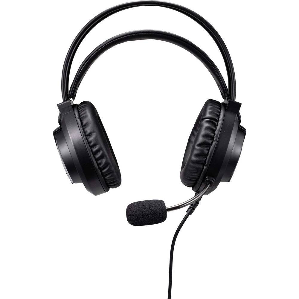 Ear Gaming (Lautstärkeregelung) On Renkforce Kopfhörer mit LED-Beleuchtung Headset