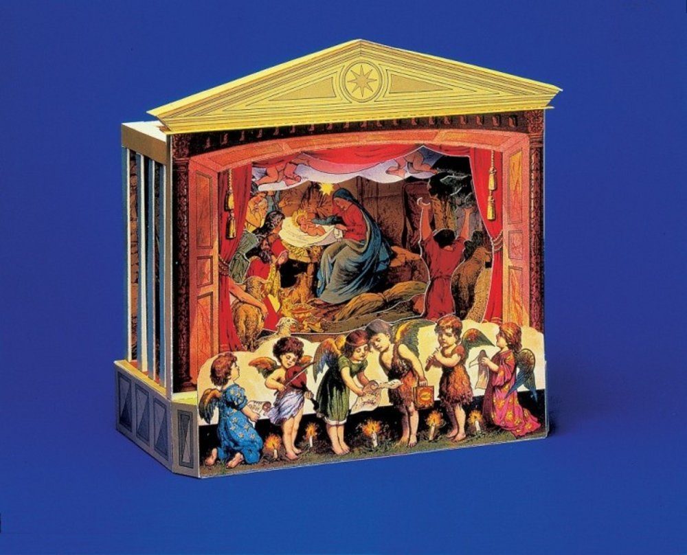 Aue Verlag Modellbausatz Theater-Krippe
