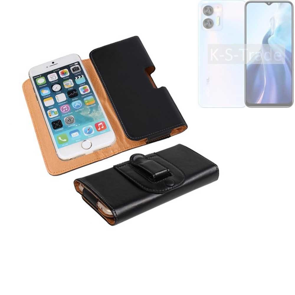 K-S-Trade Handyhülle für Oukitel C36, Schützhülle Handyhülle Holster Gürtel Tasche Schutzhülle