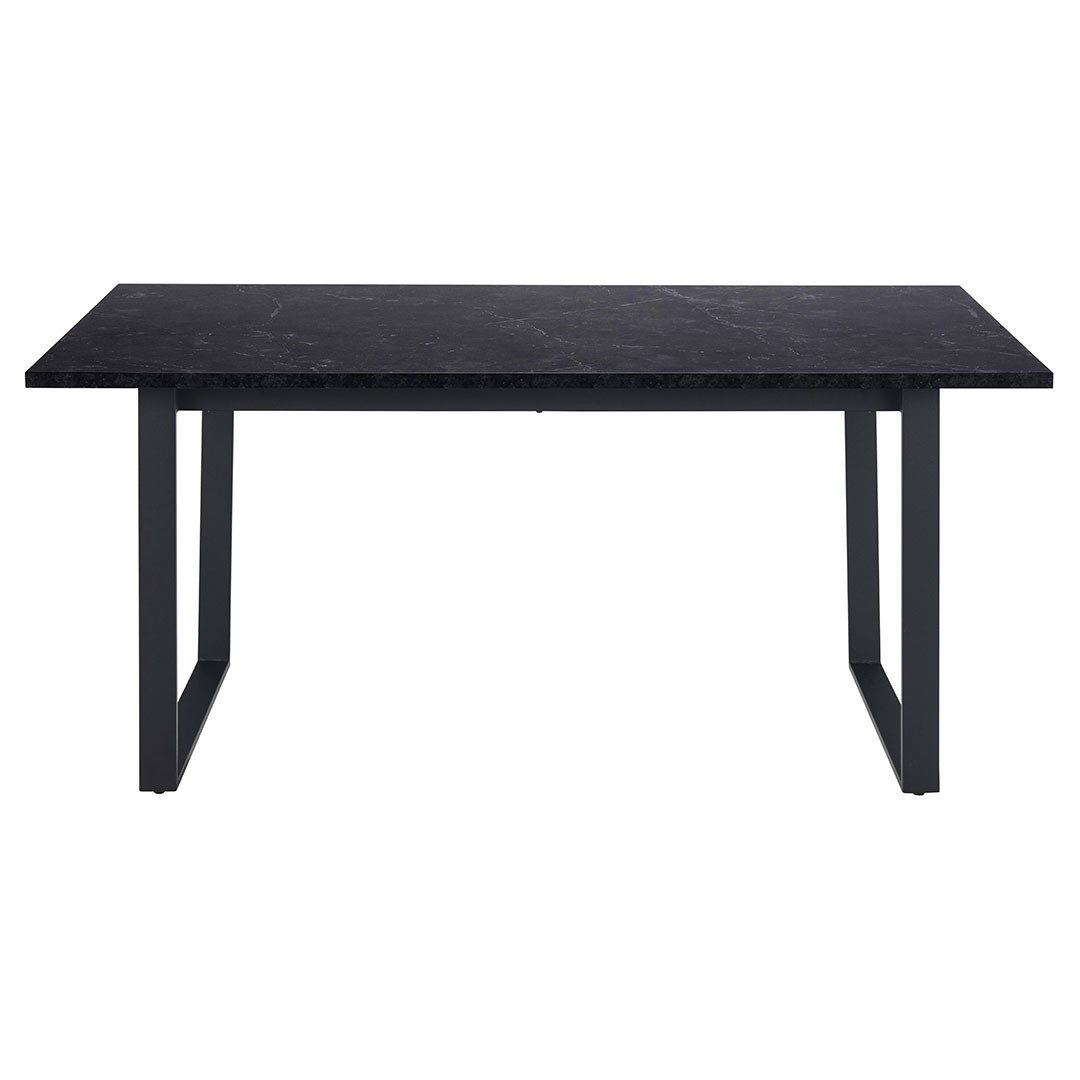 ebuy24 Essgruppe Tilst Essgruppe Tisch schwarz Marmor Print 90x160, (5-tlg) – Bild 3 von 5