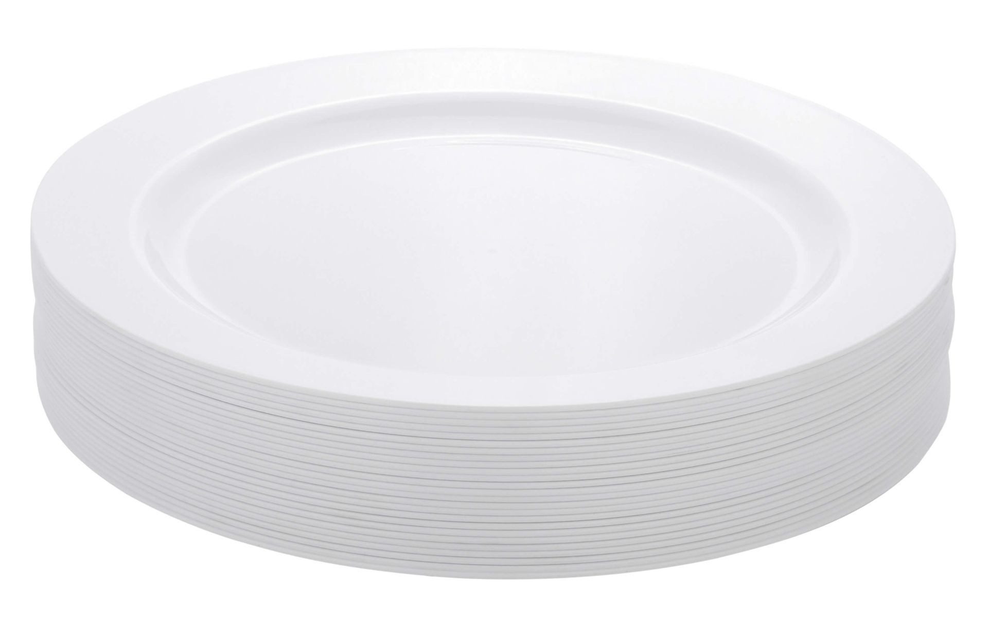 GRÄWE Teller-Set Kuchenteller (25-tlg), Kunststoff, Gräwe Mehrwegteller (Kuchenteller) aus Kunststoff, 19 cm, 25 Stück