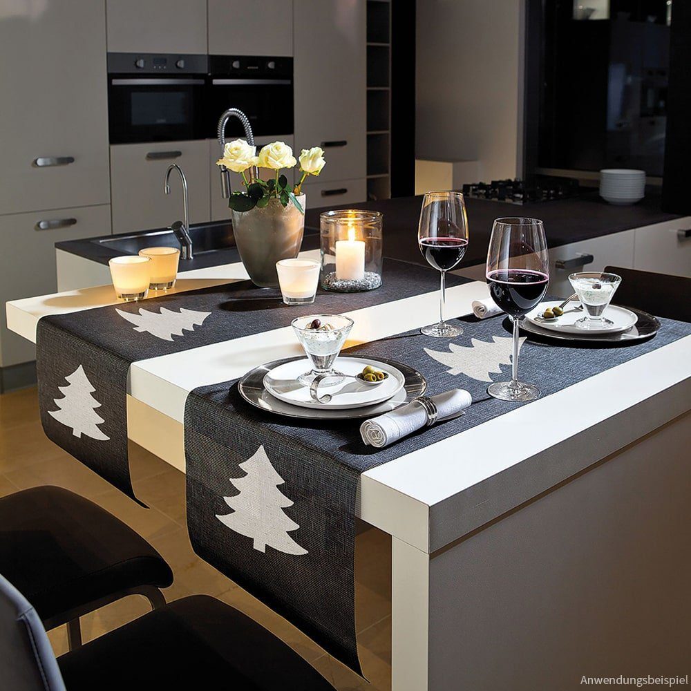 matches21 HOME & HOBBY Tischdecke Wetterfester Garten Tischläufer rutschfes günstig online kaufen