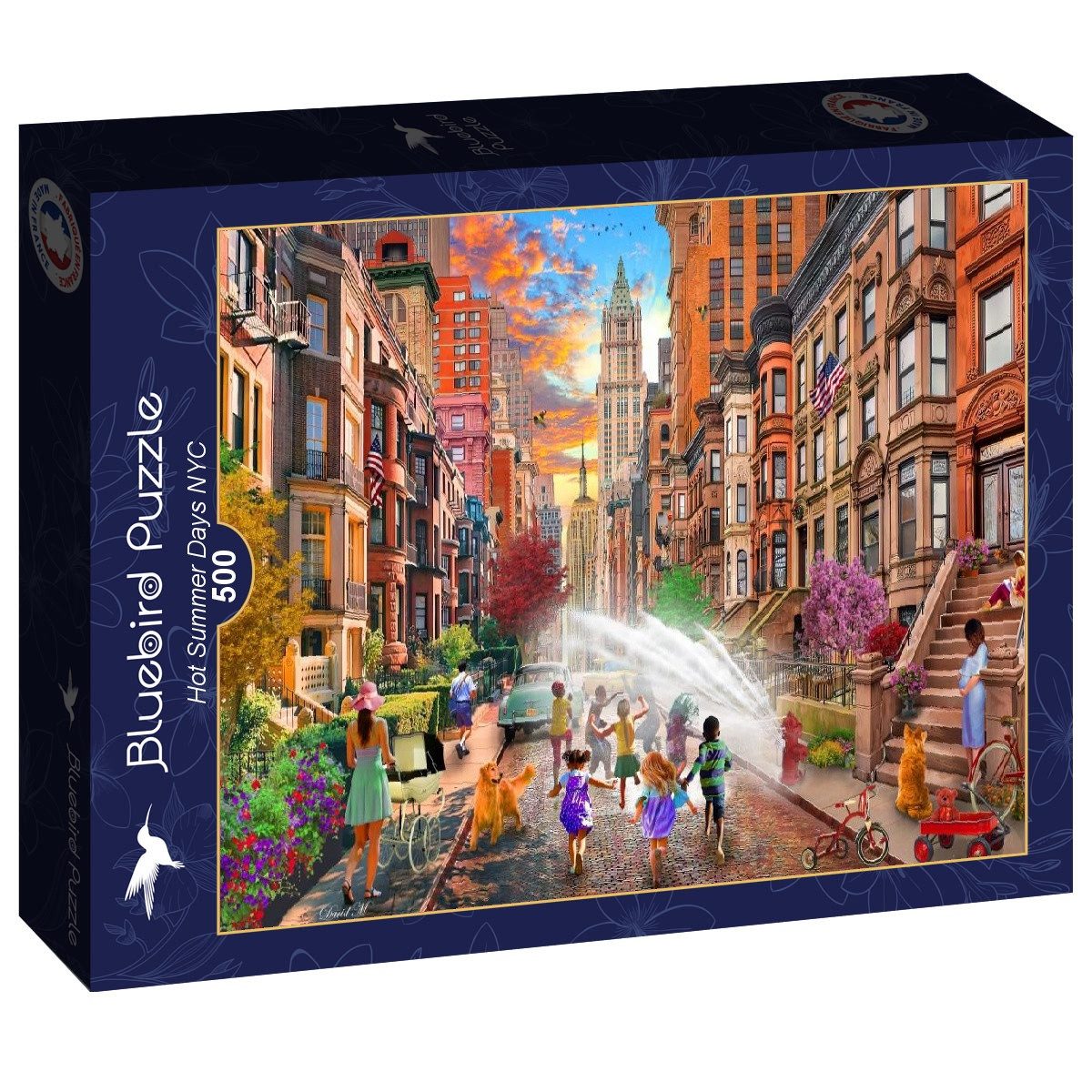 Bluebird Puzzle Puzzle Heisse Sommertage NYC, Puzzleteile