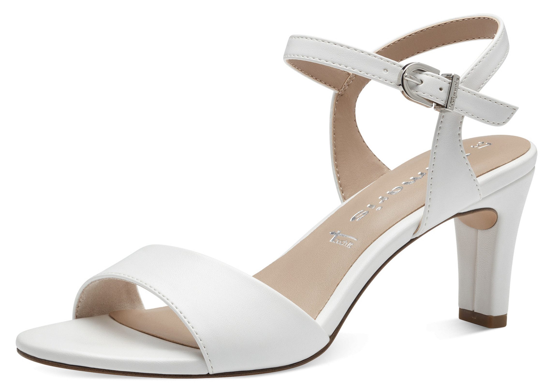 1-28008-42 140 White Matt Sandale
