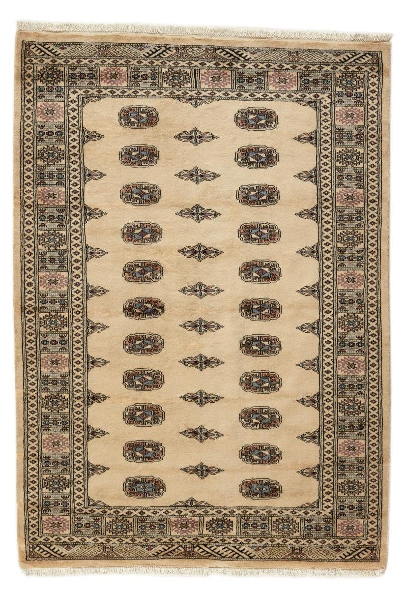 Orientteppich Pakistan Buchara 3ply 140x197 Handgeknüpfter Orientteppich, Nain Trading, rechteckig, Höhe: 8 mm | Kurzflor-Teppiche