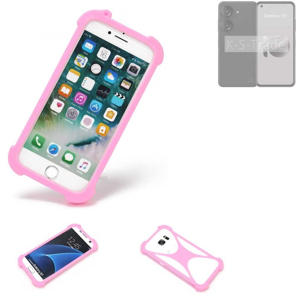 K-S-Trade Handyhülle für Asus Zenfone 10, Handy Hülle Schutz Hülle Bumper Silikon Schutz Hülle Cover Case