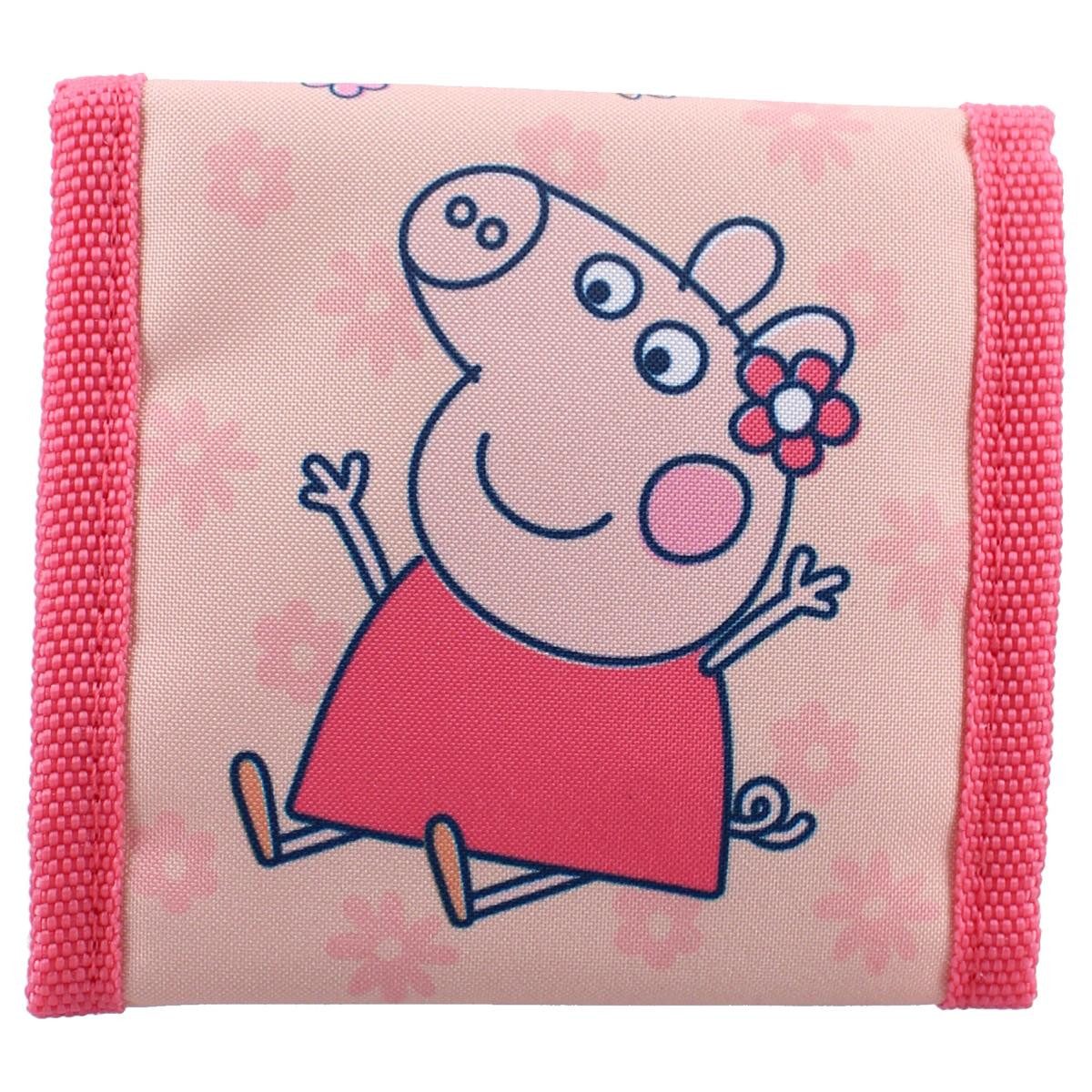 Vadobag Geldbörse Kinder Geldbörse Peppa Wutz I Love This (1 Stück, 1-tlg., B/H/T)ca. 10/10/1 cm), Kettverschluss
