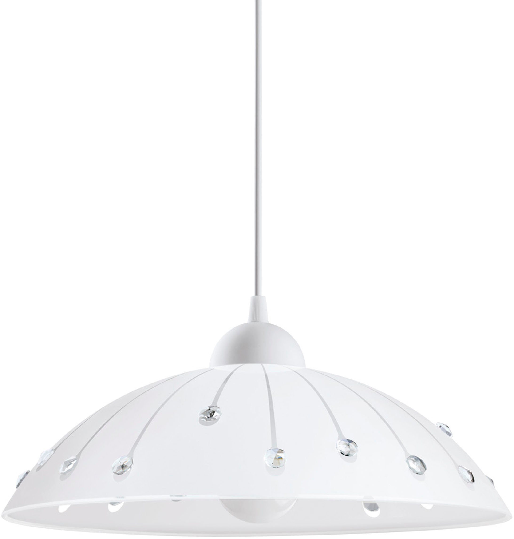 EGLO Hängeleuchte VETRO Pendellampe, Kunststoff und Glas, E27, Esstischlamp günstig online kaufen