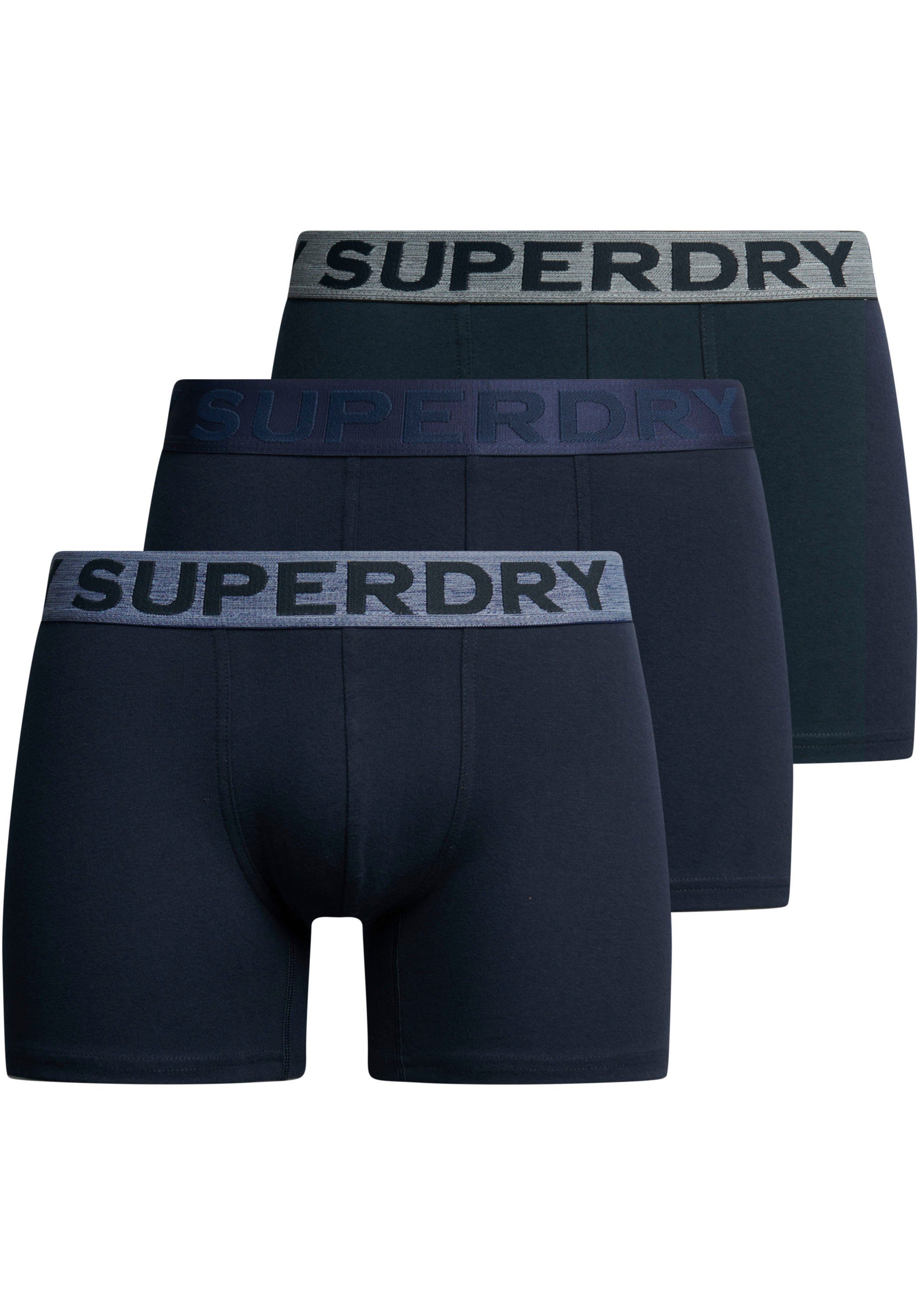 Superdry Trunk TRUNK TRIPLE PACK (Packung, 3-St) Eclipse Navy