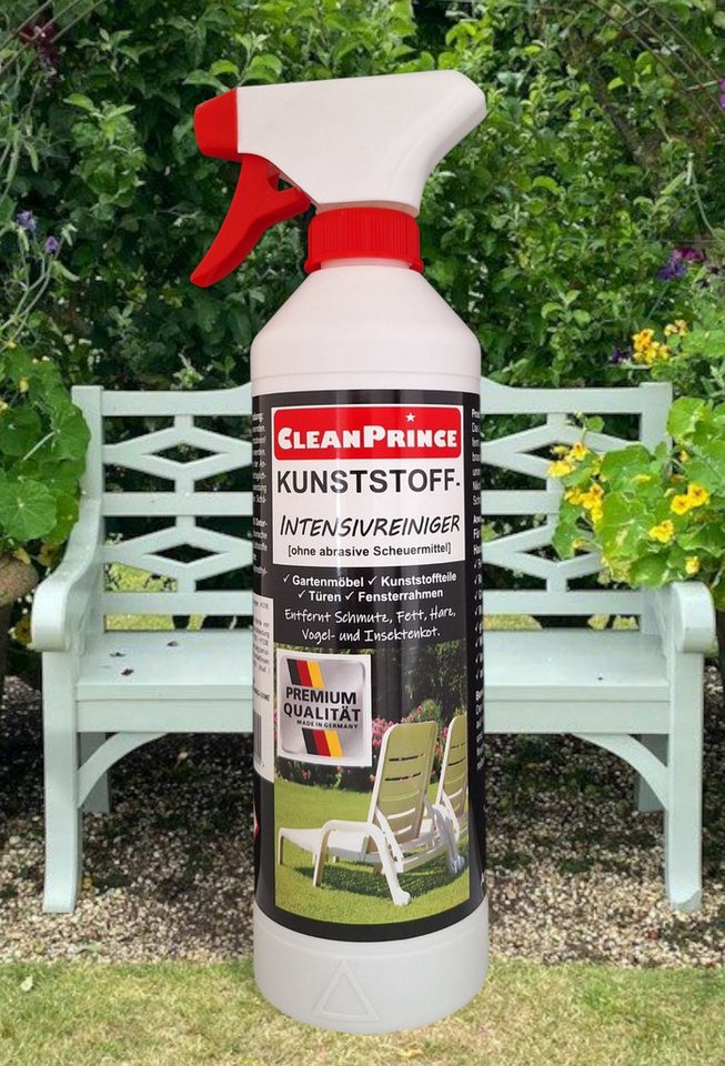 CleanPrince Kunststoff-Intensiv-Reiniger Kunststoffreiniger Kunststoffreiniger (lösungsmittelfrei und materialschonend)