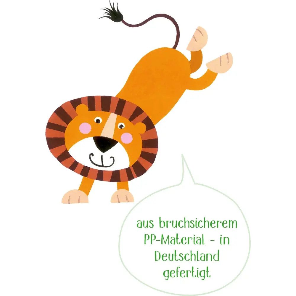 COPPENRATH DIE SPIEGELBURG Kindergeschirr-Set Teller Löwe - Freche Rasselbande