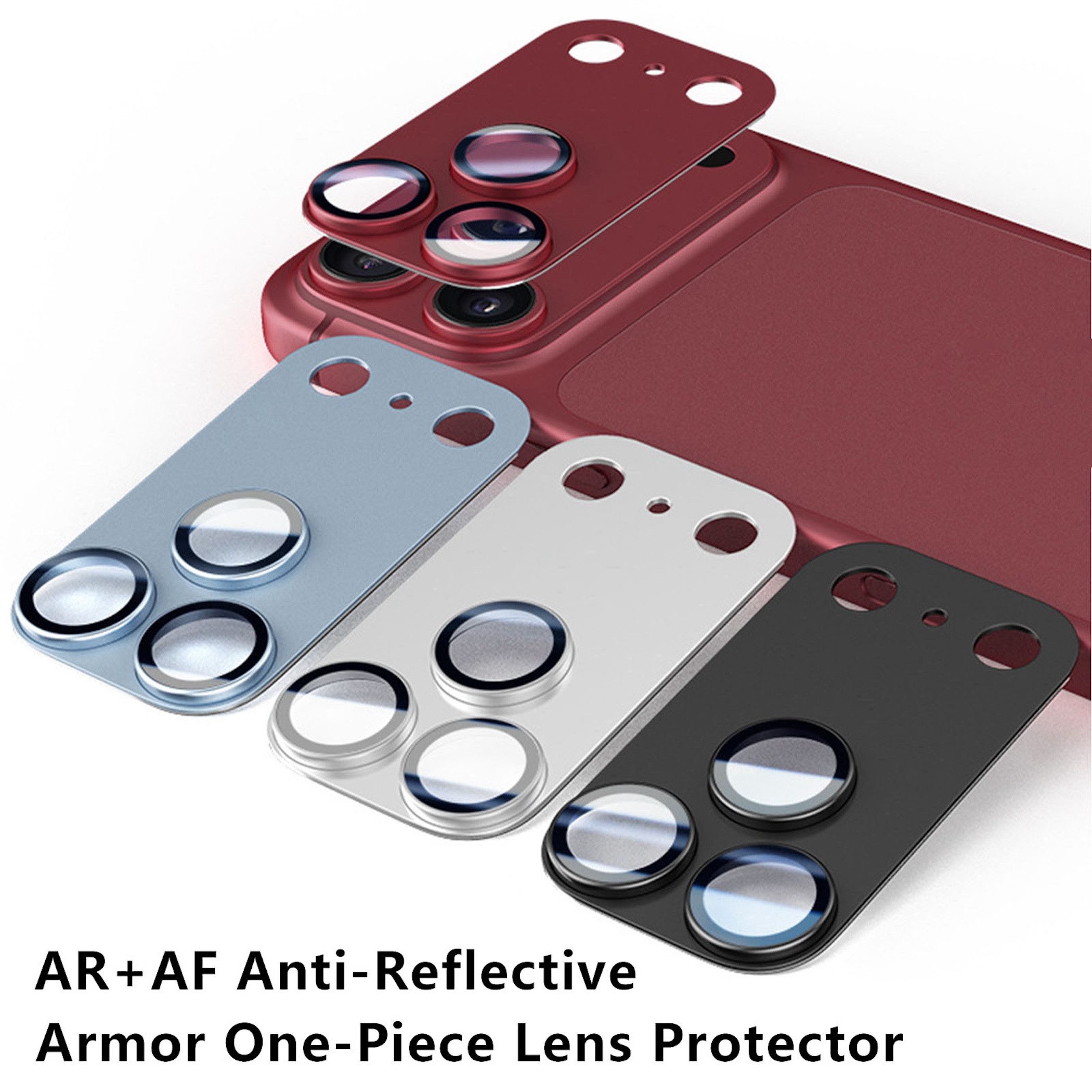 Wigento Kameraschutzglas Rück Kamera Schutz Glas 9H Apple iPhone 18 Pro Aluminium Weinrot für Apple iPhone 18 Pro, Aluminiumlegierung, hohe Lichtdurchlässigkeit – Bild 4 von 5