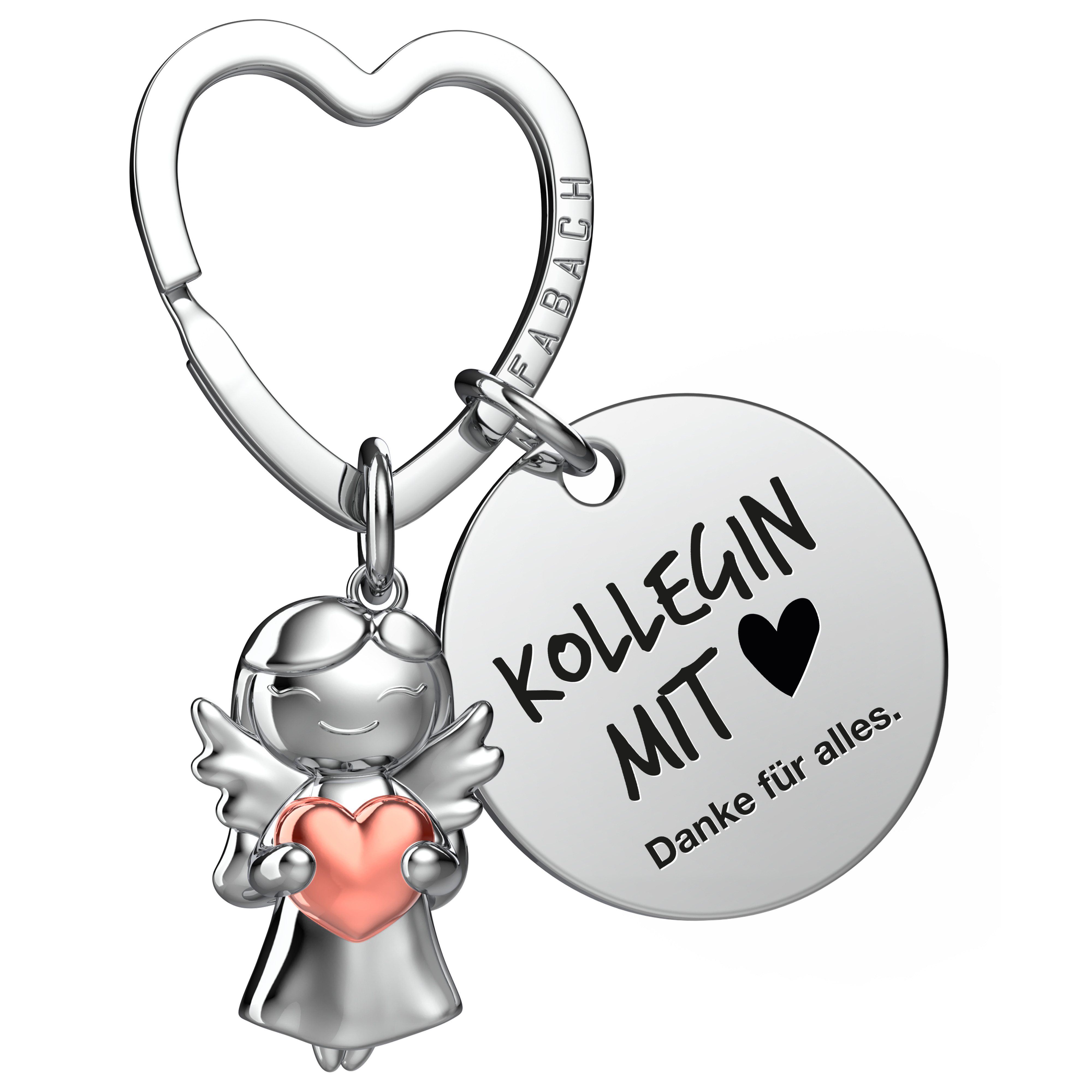 FABACH Schlüsselanhänger Schutzengel Star in Charms Größe mit Gravur "Beste günstig online kaufen