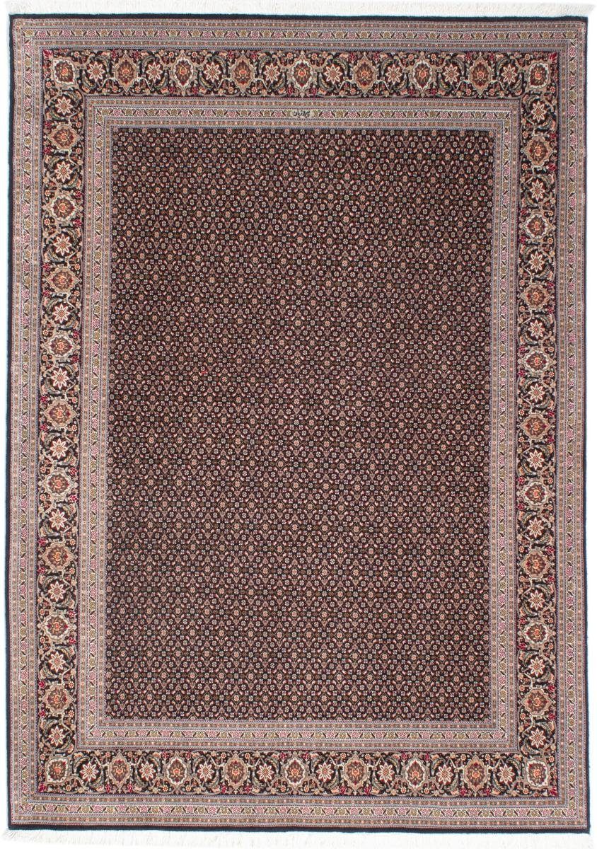Orientteppich Täbriz 50Raj 150x216 Handgeknüpfter Orientteppich / Perserteppich, Nain Trading, rechteckig, Höhe: 7 mm