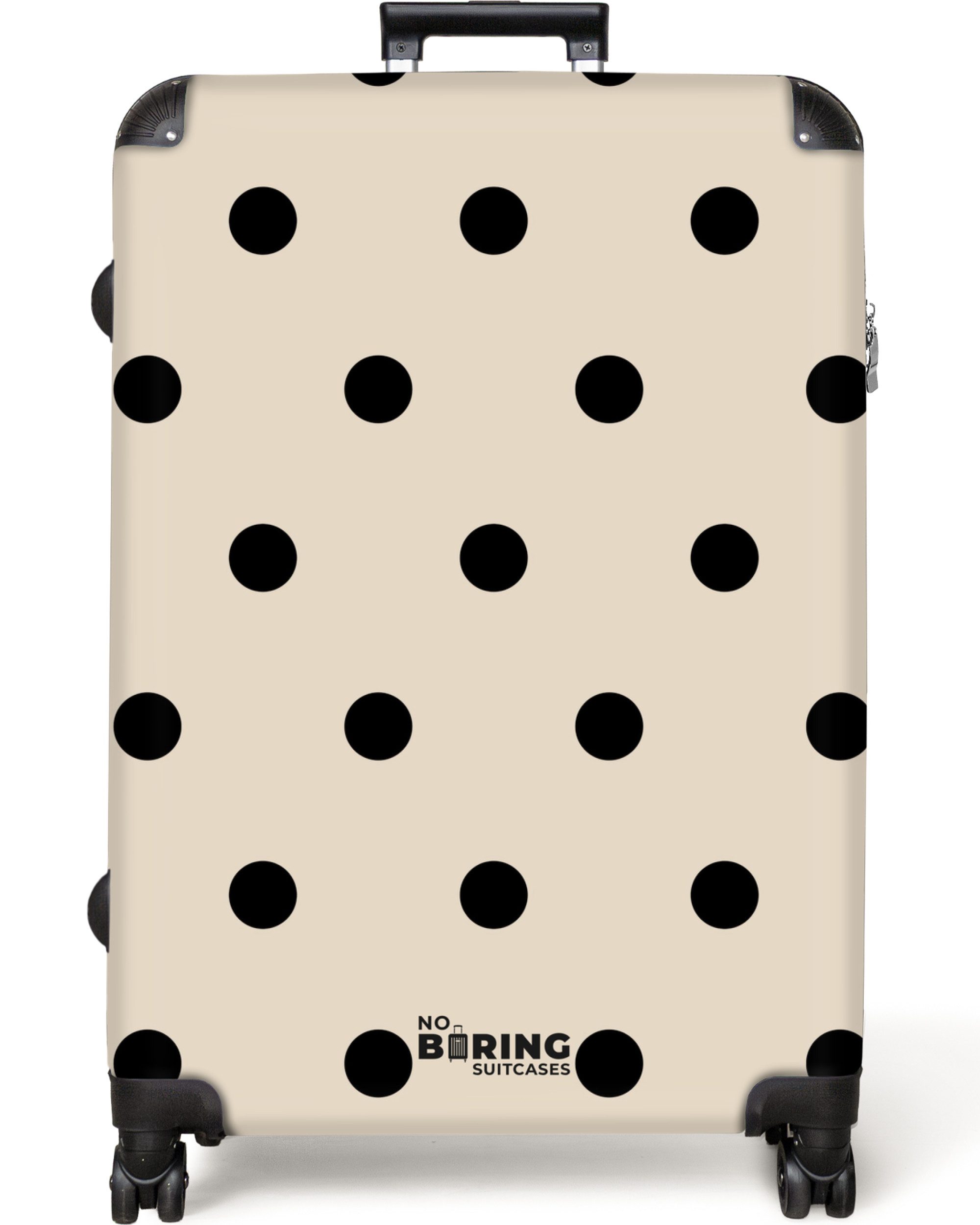 NoBoringSuitcases.com© Hartschalen-Trolley Beigefarbener Hintergrund mit sc günstig online kaufen
