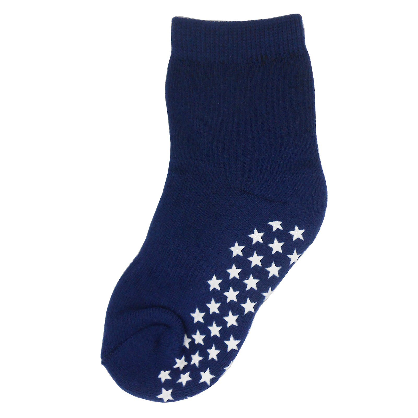 hautfreundlich warm, Yalion Rutschfest Weiche Halbplüsch Babysocken und Kinder tiefseeblau Langsocken mit Natur Baumwoll (3-Paar) Socken