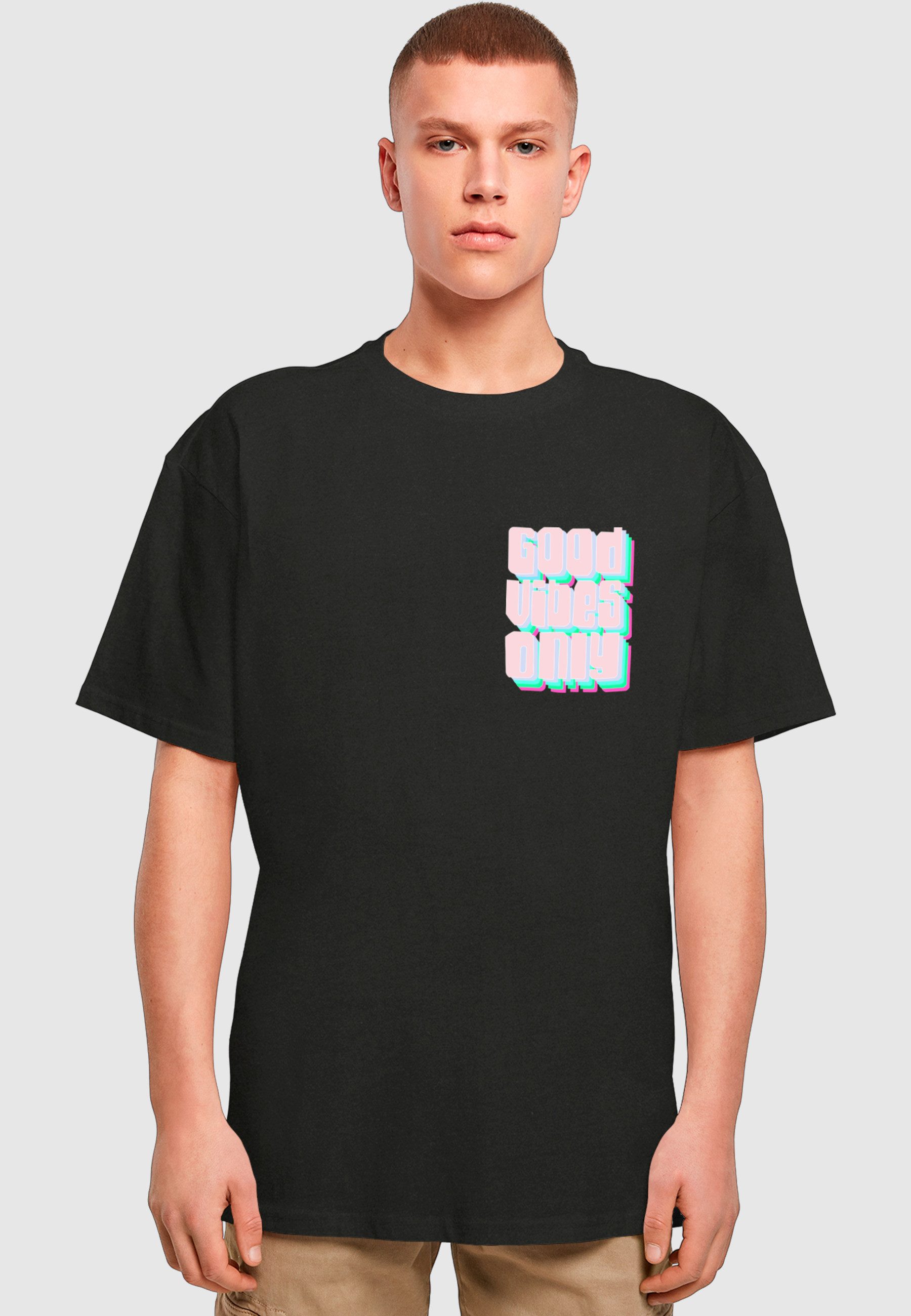 2Y Studios T-Shirt 2Y Studios Herren Good Vibes Only Oversize Tee 2 (1-tlg)