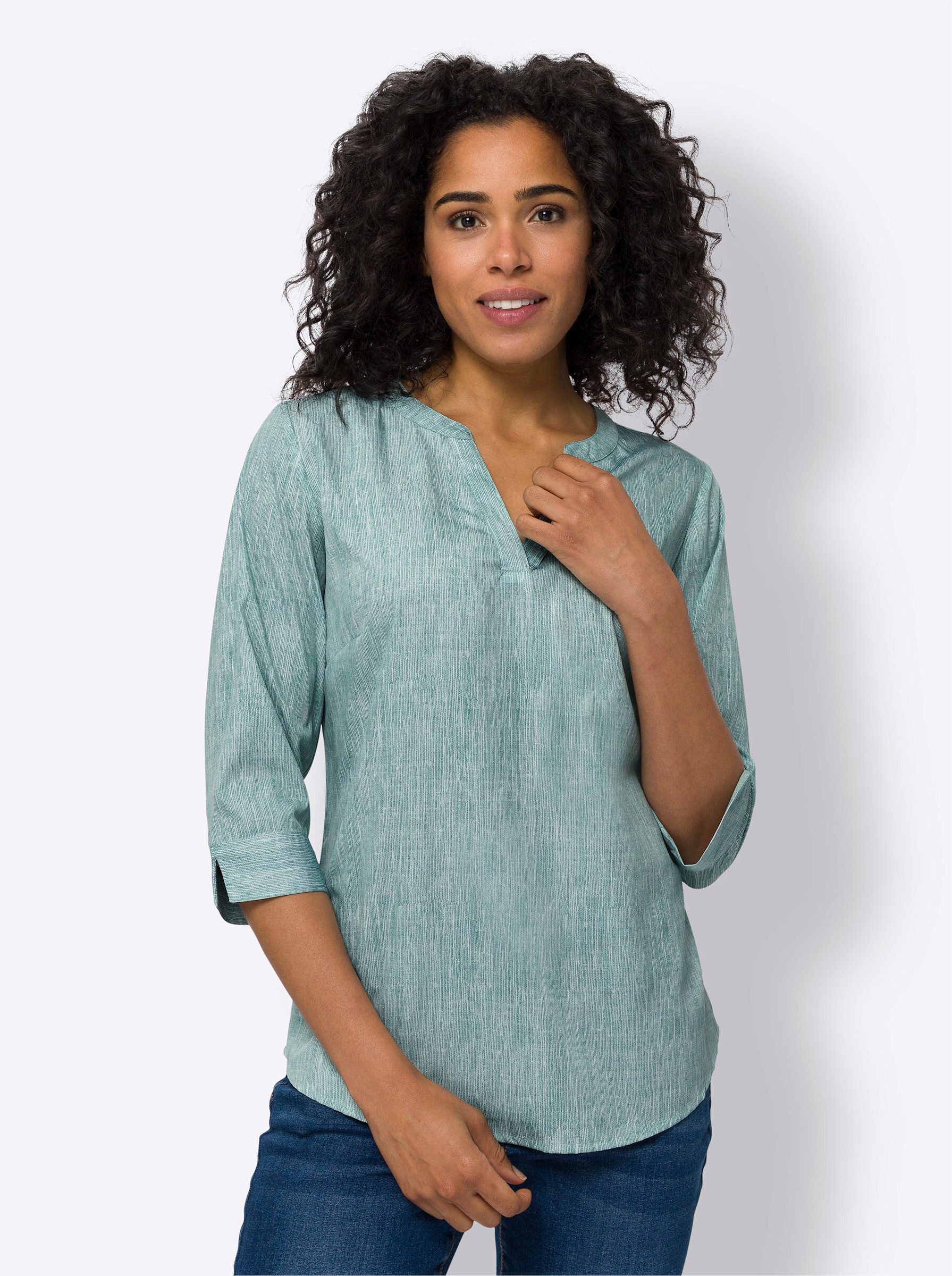 Klassische Bluse Schlupfbluse