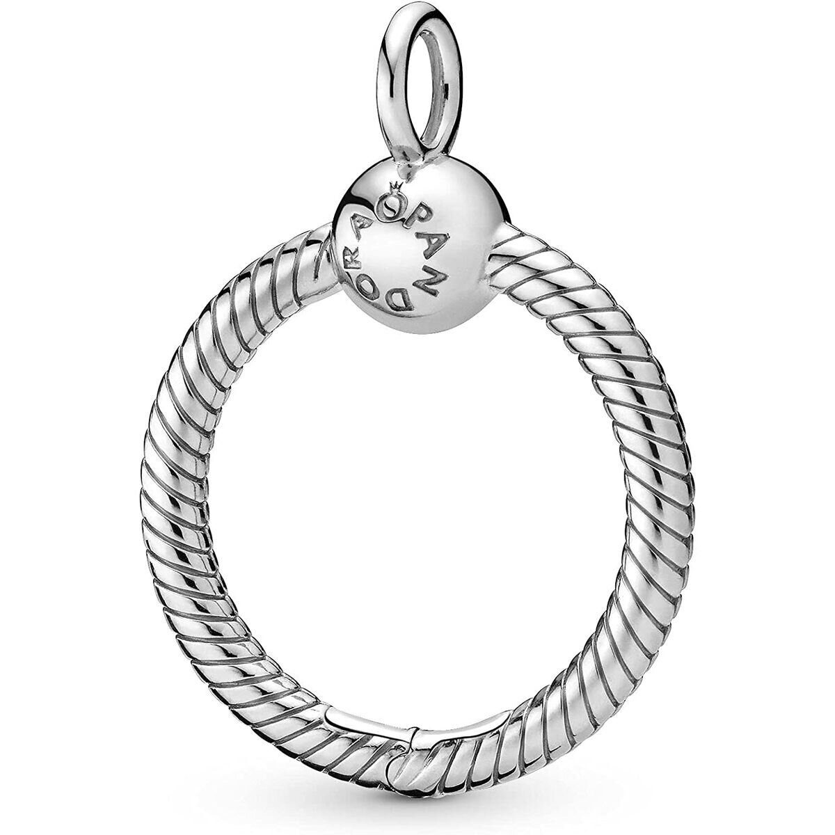 Pandora Kette mit Einhänger Silber Halskette Anhänger für Perlen Moments 398296/398330