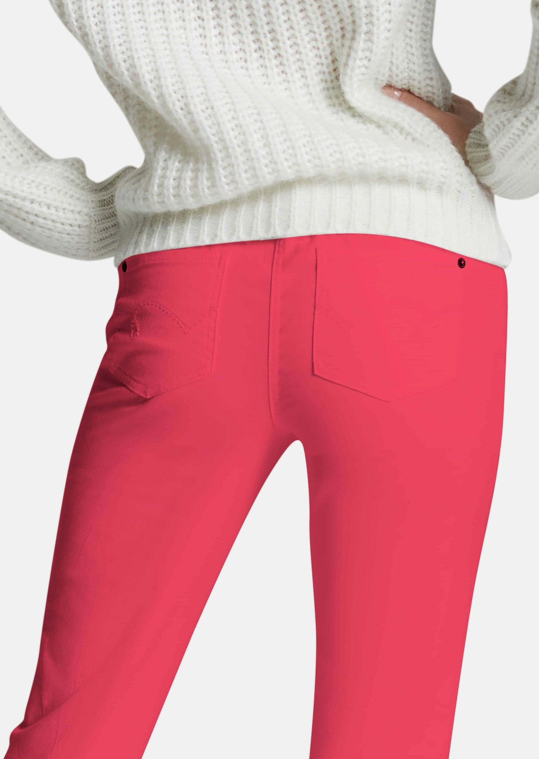 MADELEINE Gerade Jeans Highwaist-Jeans aus Power-Stretch