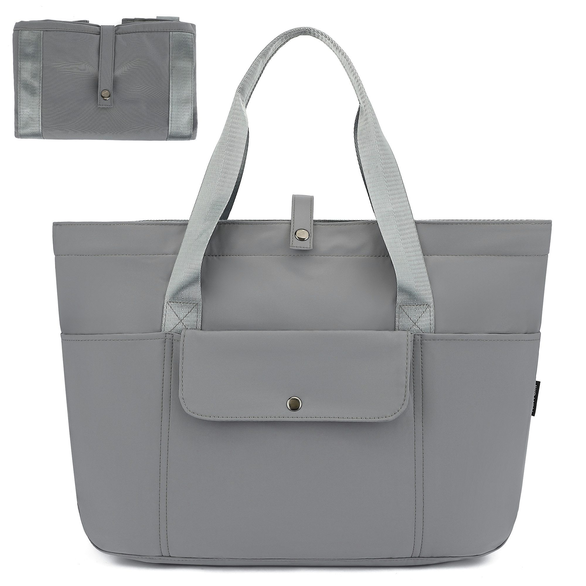 TAN.TOMI Umhängetasche Damen Multi-Taschen Große Tote Bag Shopper Schultertasche, Faltbarer Stauraum Mit Reißverschluss für Reisen Arbeit Fitness