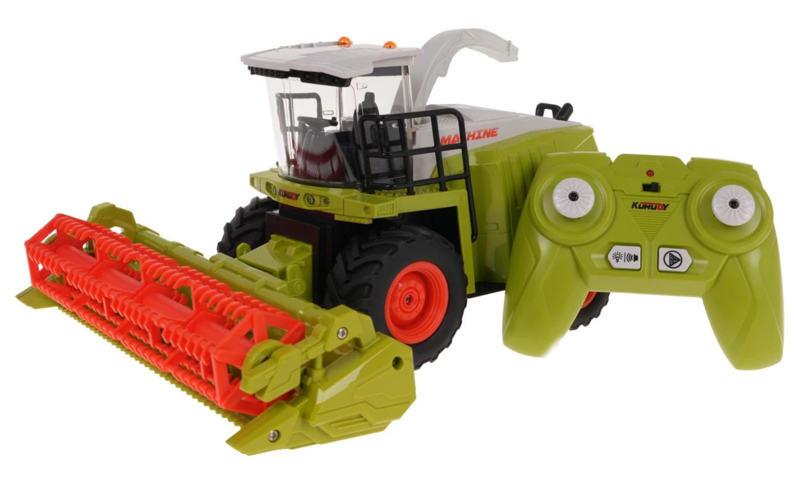 COIL RC-Traktor Bauernhof Traktor, Mähdrescher Truck, Bauernhofspielzeug (Modell: 6611), Ferngesteuert, Maßstab: 1:24, Frequenz: 2,4 GHz, Ton, Licht
