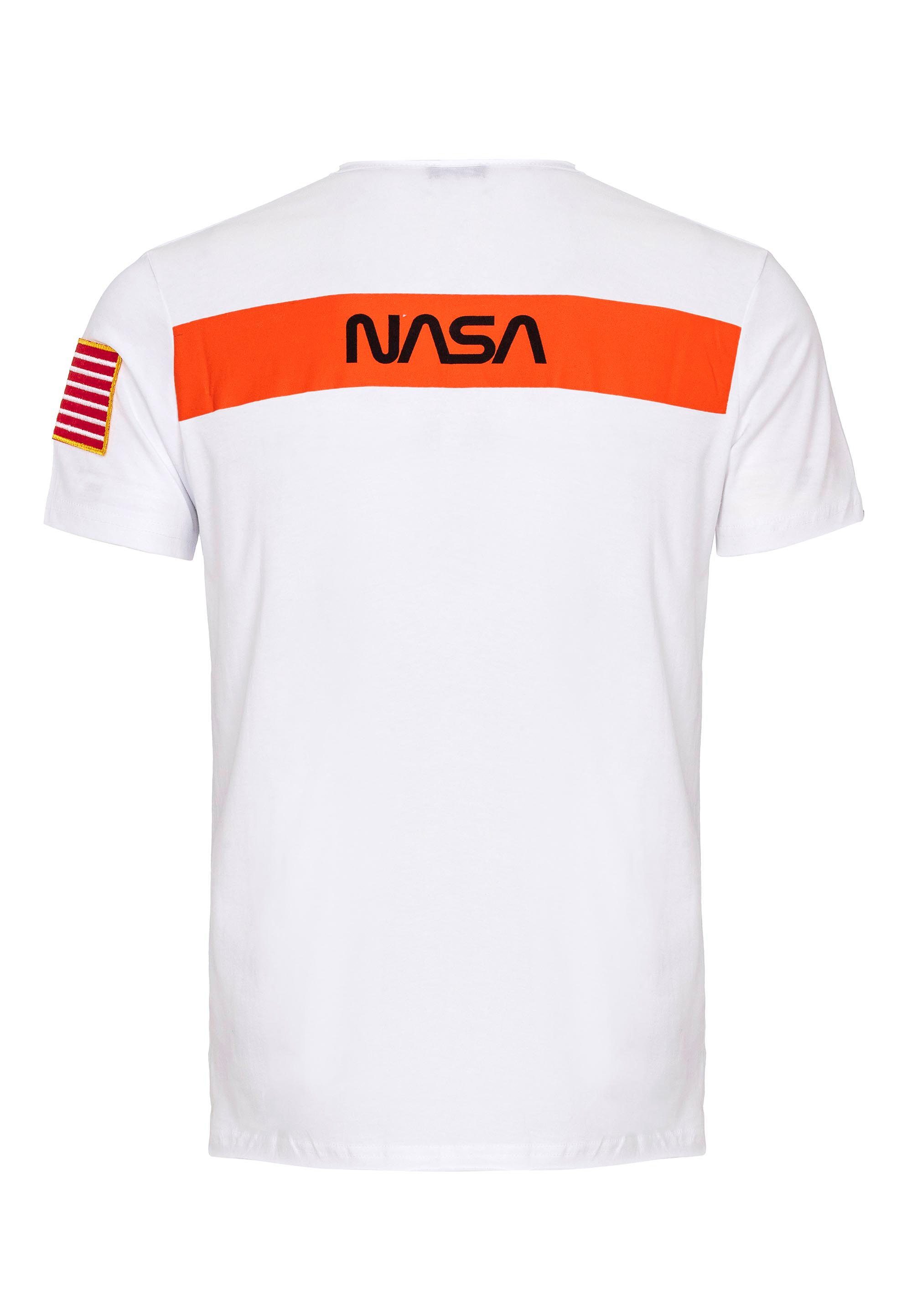 RedBridge T-Shirt Tucson mit gesticktem NASA-Design weiß