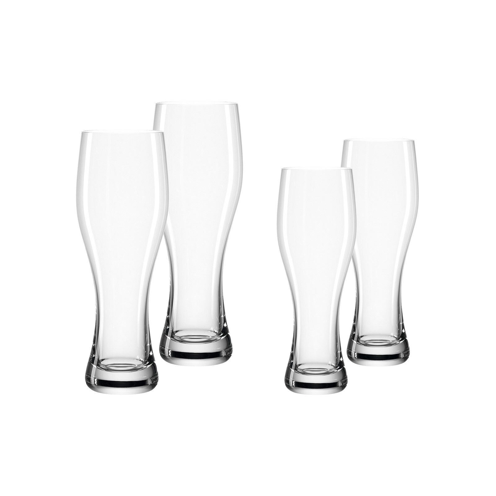 LEONARDO Bierglas Taverna Weizenbiergläser 4er Set, Glas