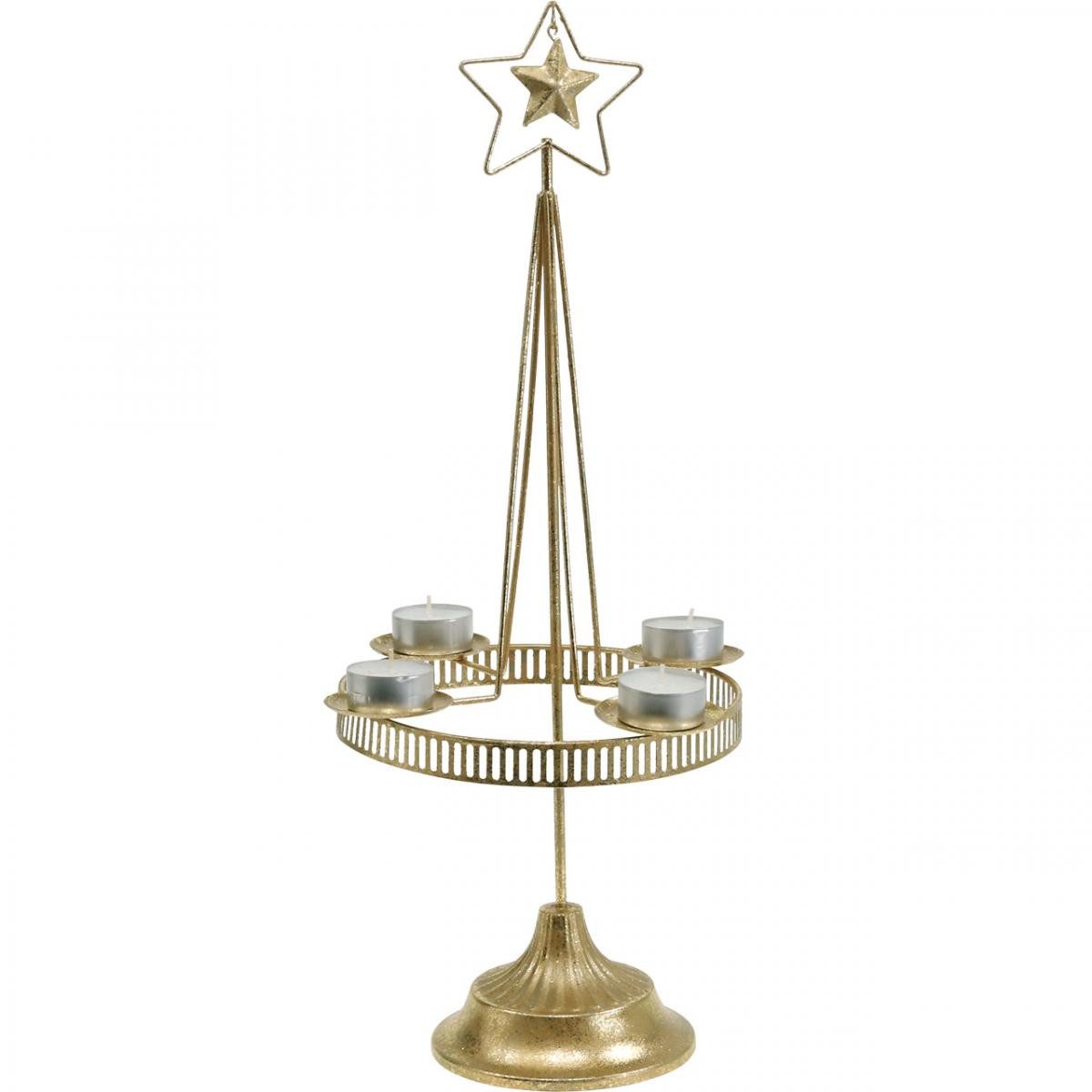 Viana Kerzenhalter Adventskranz Kerzenhalter Stern in günstig online kaufen