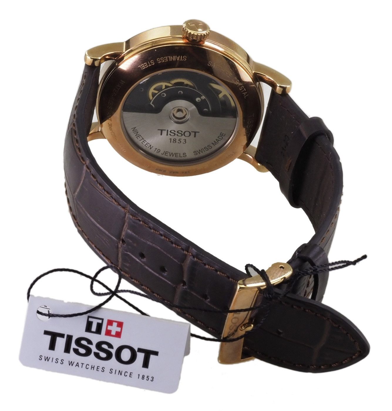 Tissot Automatikuhr Tissot Herren Automatik Uhr Everytime Swissmatic 40mm T1094073603100, (Rosegold)