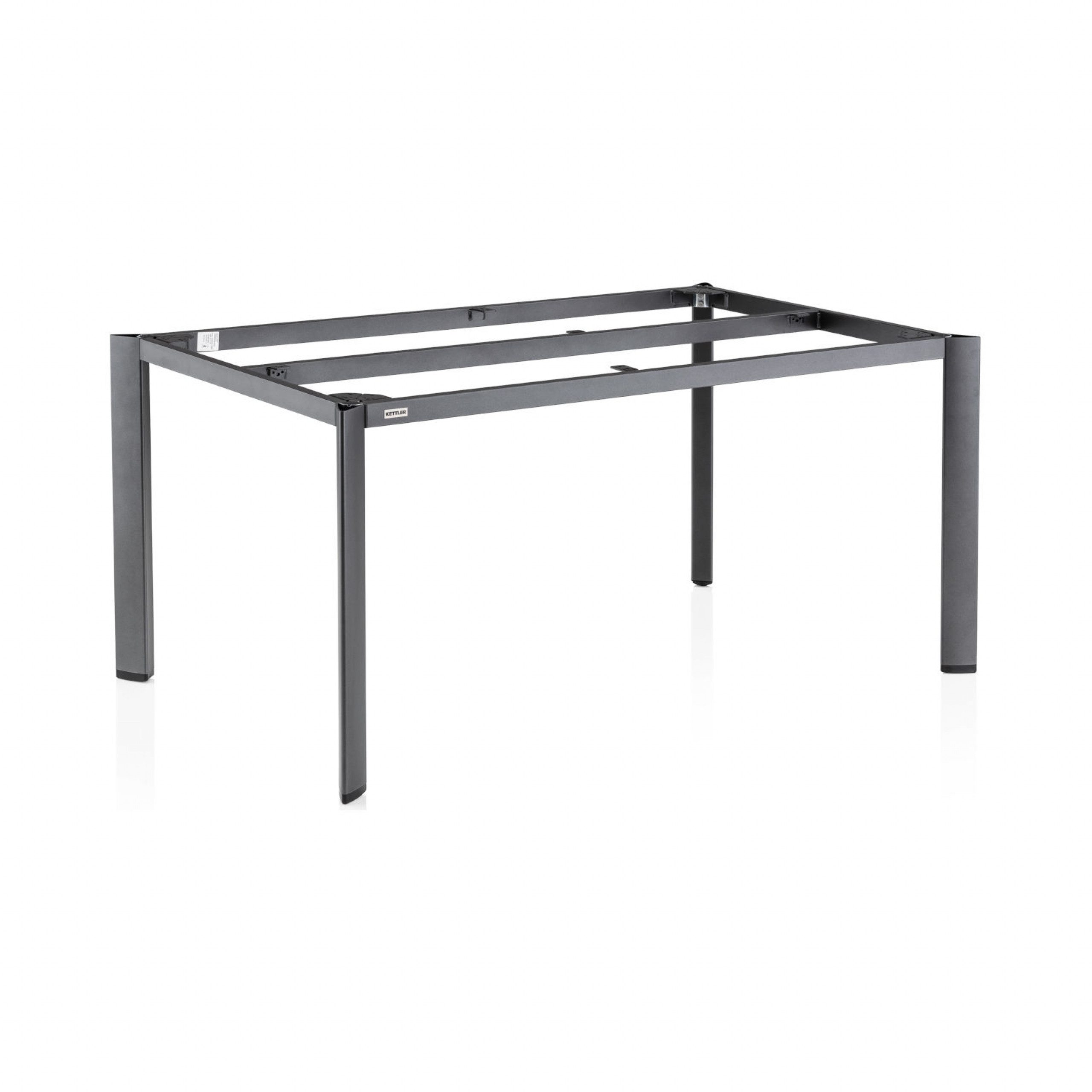 KETTLER Gartentisch Kettler Gartentisch Edge Aluminium anthrazit/HPL anthrazit