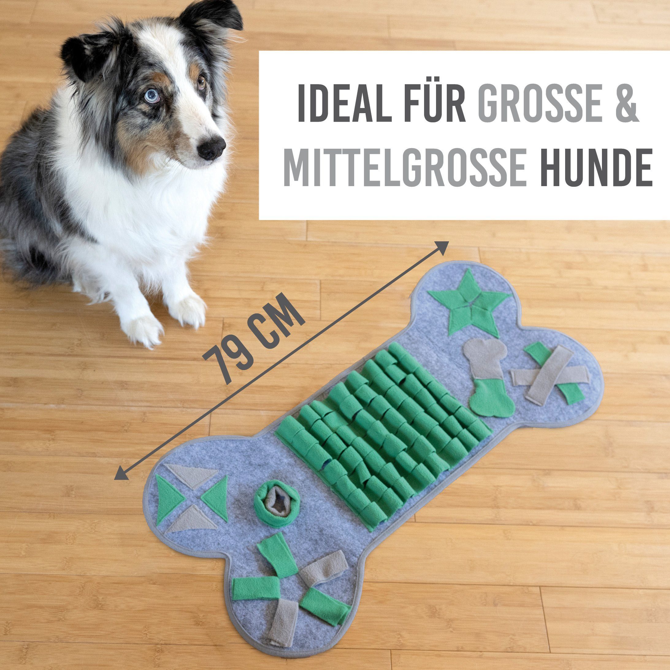 KaraLuna Schnüffelteppich Hunde Schnüffelteppich I Suchteppich Schnüffeldecke Hundespielzeug