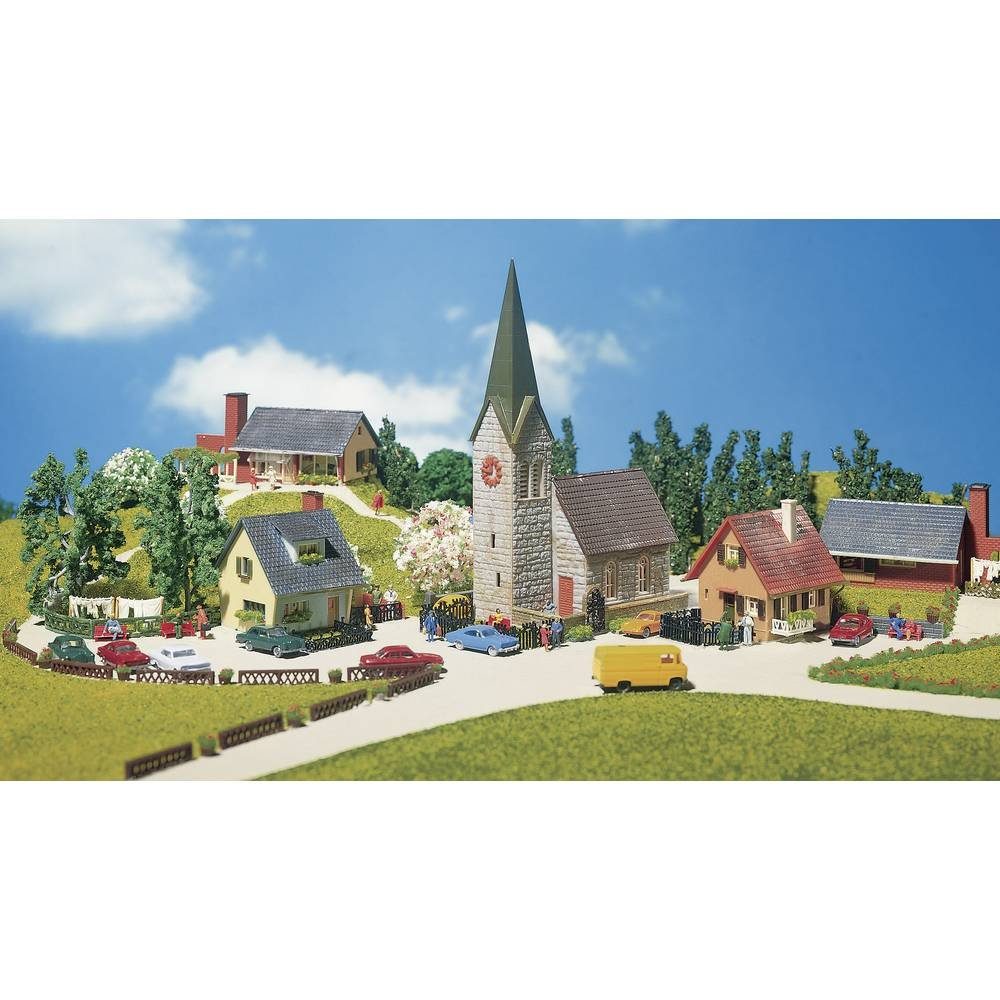 Modelleisenbahn-Gebäude N Dorfbausatz