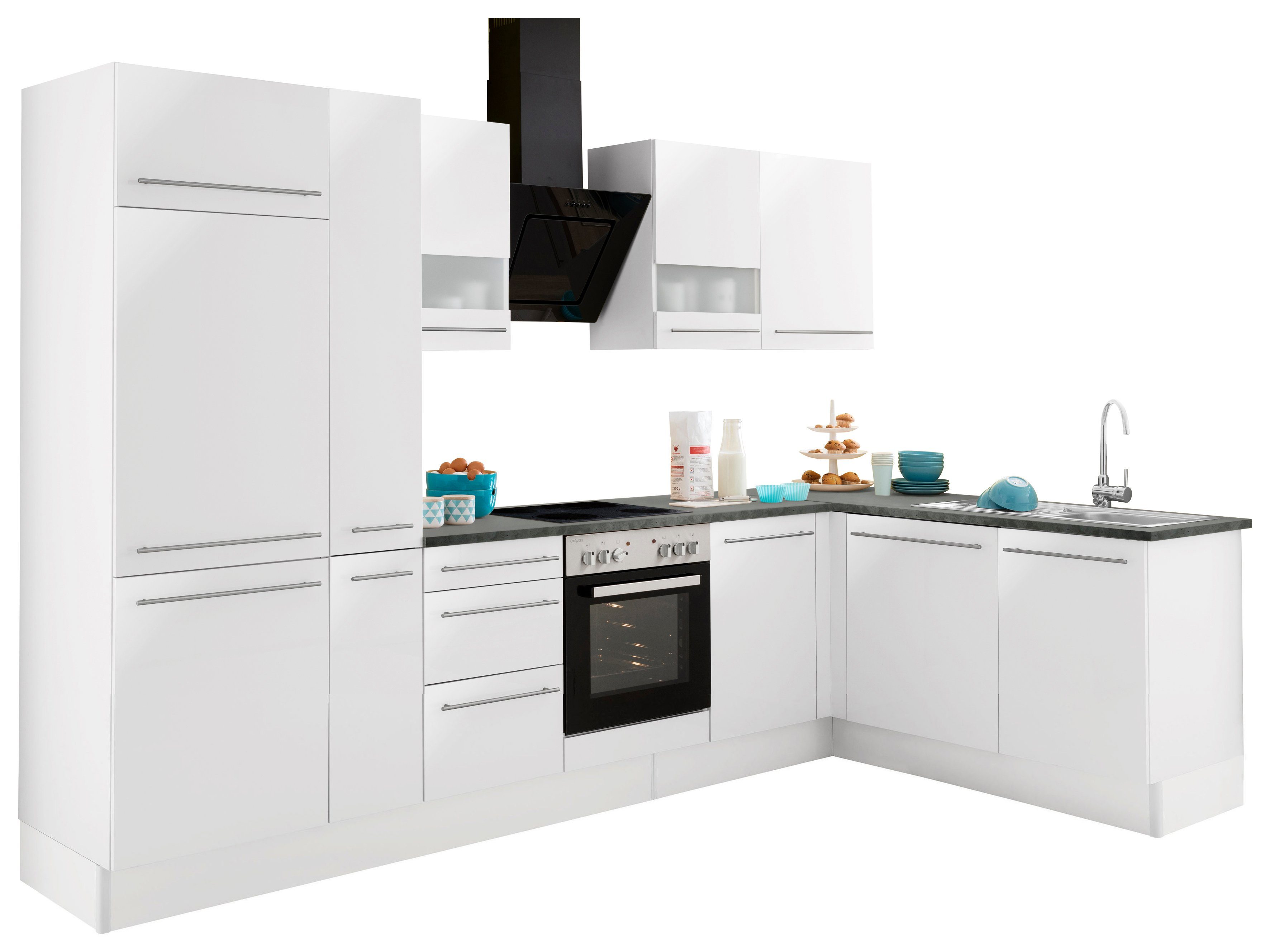 OPTIFIT Winkelküche "Bern" Stellbreite 315x175 cm,wahlweise mit E-Geräten,h günstig online kaufen