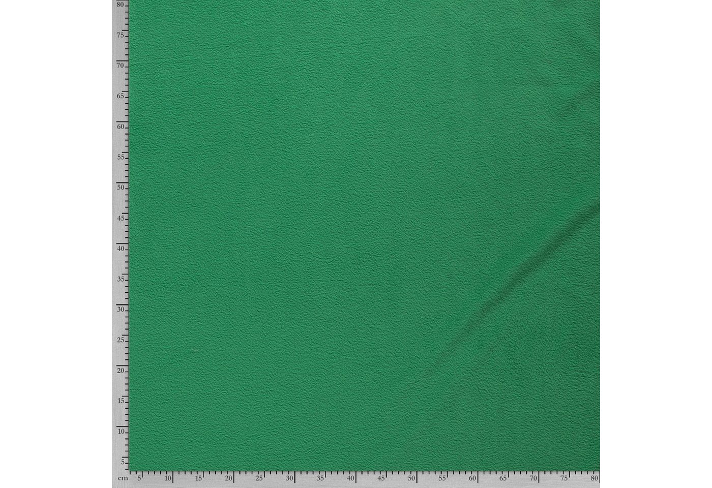 Thumbnail - maDDma Stoff Fleecestoff Vliesstoff Fleece Stoff Zuschnitt ab 0,5m Meterware, jadegrün