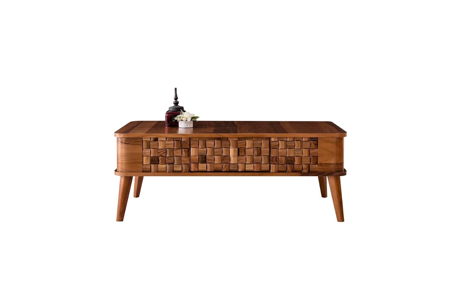 JVmoebel Couchtisch, Design Couchtisch Tische Rechteckig Holz Wohnzimmer Tisch Moderne