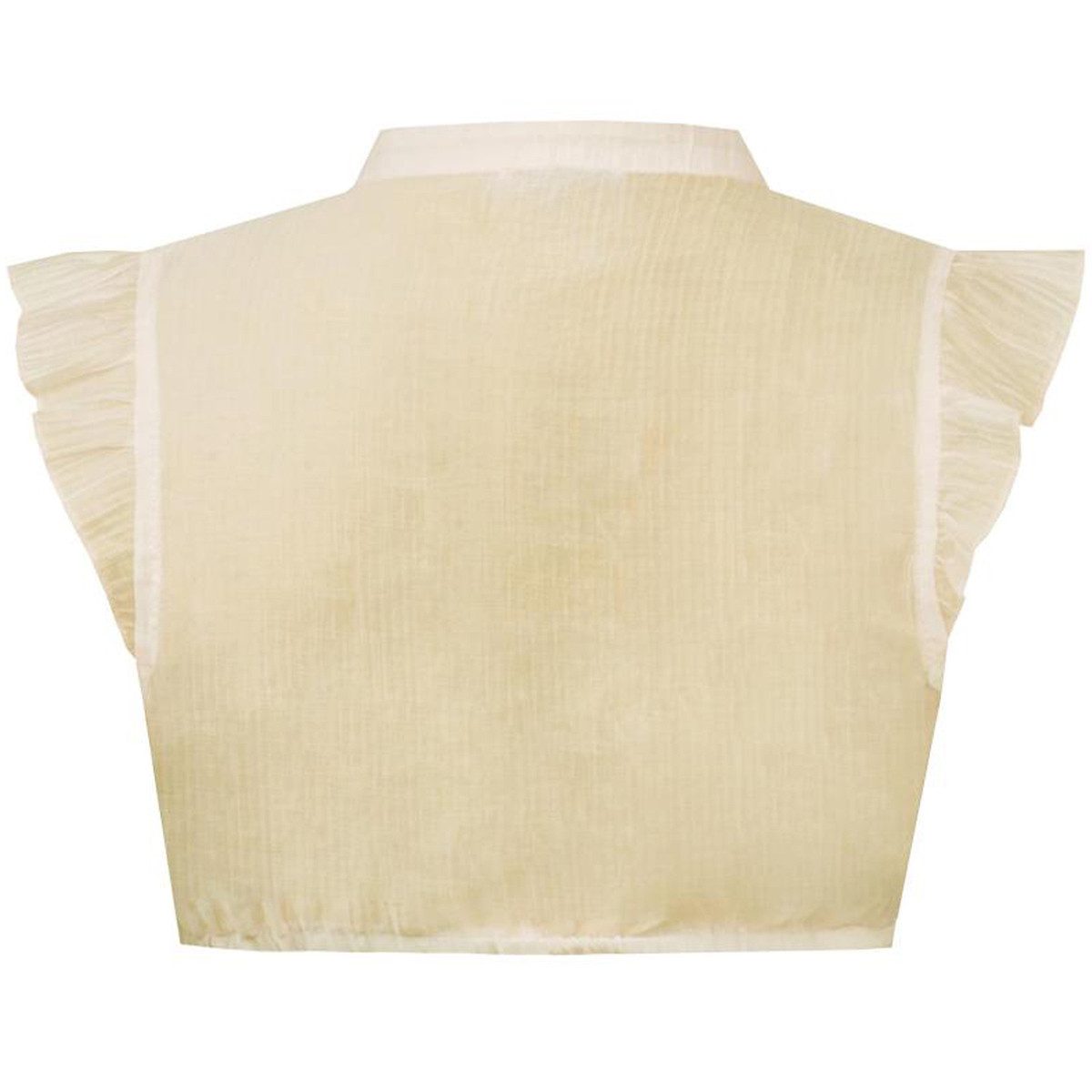 MarJo Dirndlbluse Damen 'Waldbrunn' Flügelarm, Zitrone