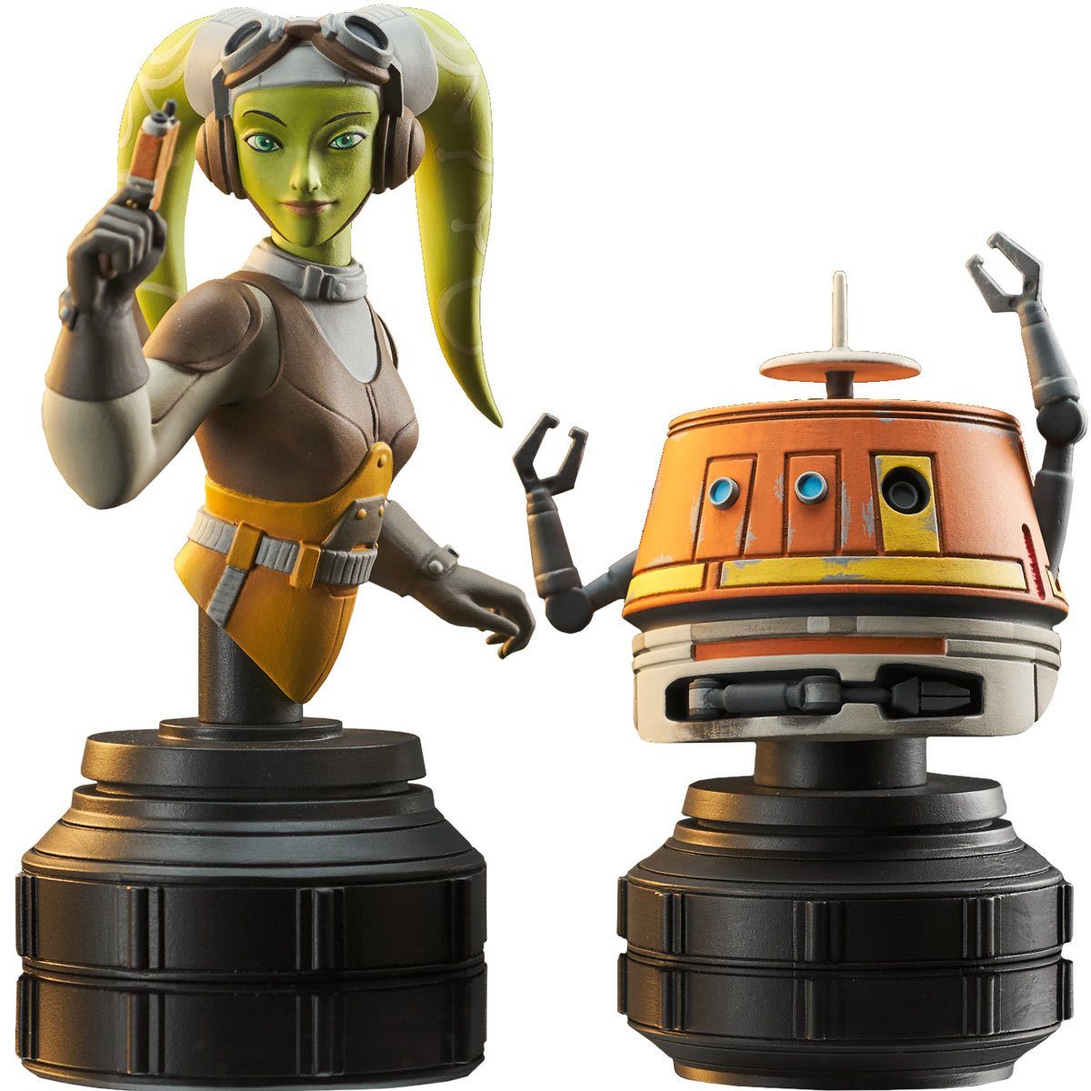 GENTLE GIANT Actionfigur Star Wars Rebels Hera and Chopper 1:7 Scale Mini-Büsten Set