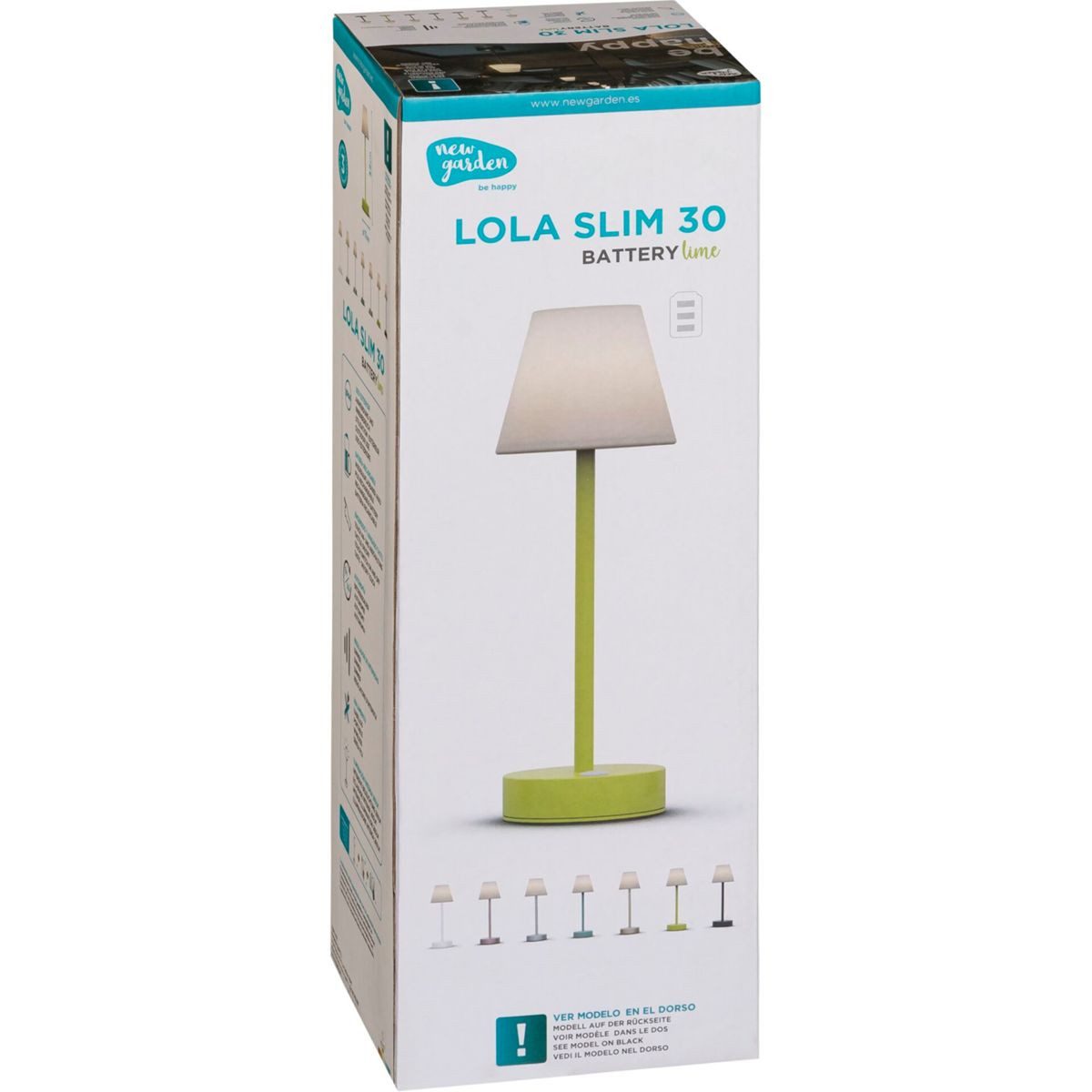 New Garden Tischleuchte New Garden Lola Slim 30 Akku Tischleuchte Lime