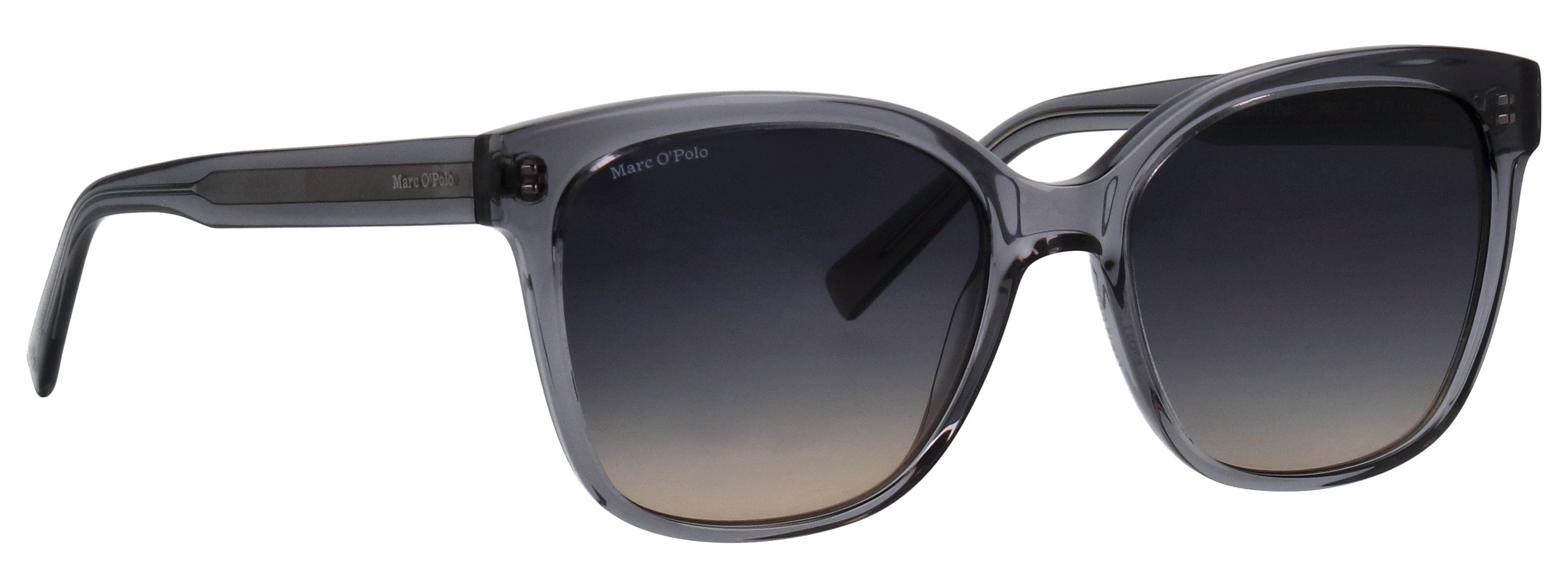 Marc O'Polo Sonnenbrille Modell 506235 Form Butterfly, Logoschriftzug auf Bügel, Kunststofffassung