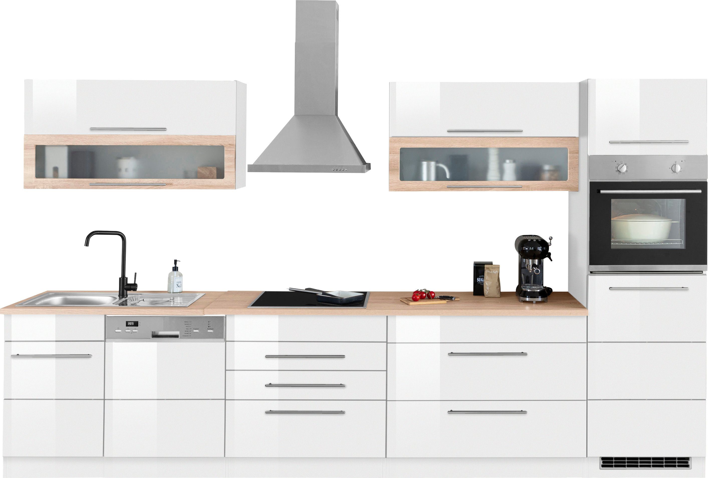 KOCHSTATION Küchenzeile KS-Wien, Breite 350 cm, günstig online kaufen