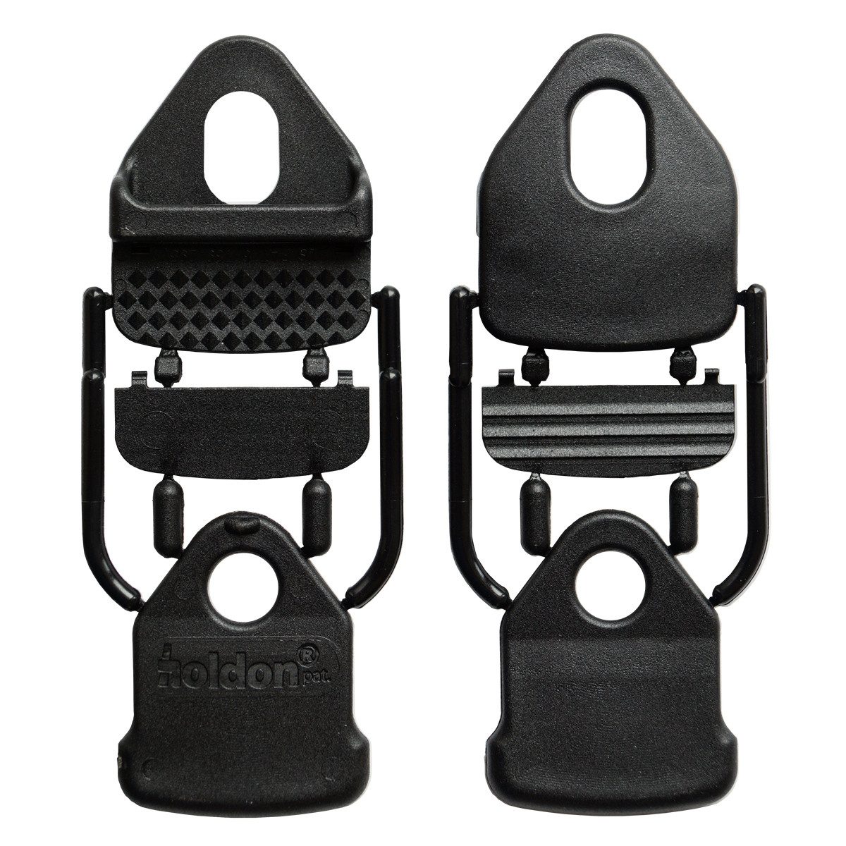 Holdon Schutzplane Holdon® Mini Schwarz 10 Stk. Befestigungsclip Klemmöse Planenklemmen, Mehrzweckklemme Universal Clips für Stoff Sonnensegel Plane Banner