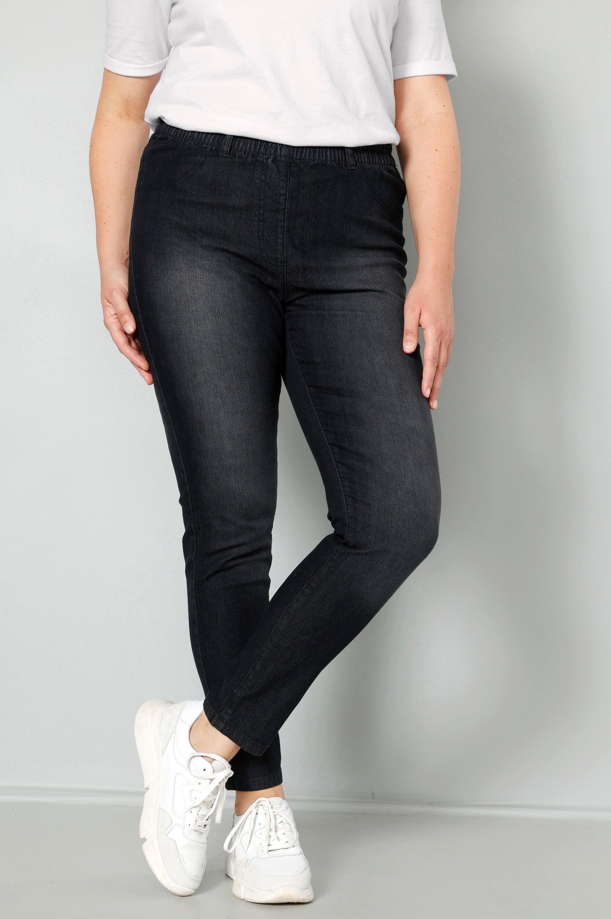 MIAMODA Leggings Jeggings Elastikbund mit Gürtelschlaufen günstig online kaufen