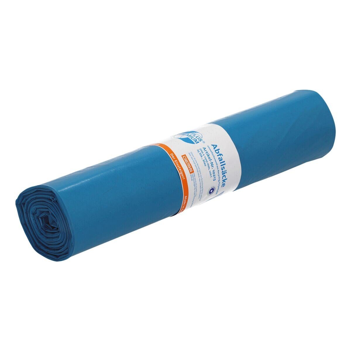 Deiss Мусорные урны PREMIUM PLUS ®, 120 Liter, 25 Stück/Rolle, Flachsack