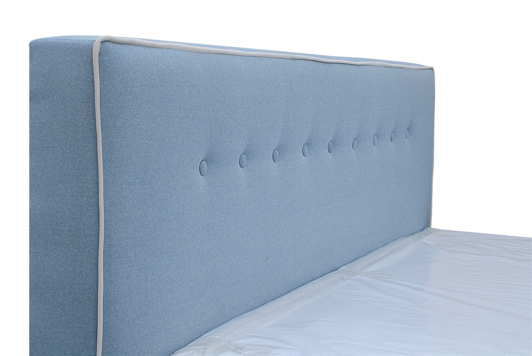 Fun Möbel Polsterbett Bett Schlafzimmerbett DEVIN Komplett-Set (Auch ohne Matratze erhältlich, inkl. 7 Zonen Taschenfederkernmatratze (17 cm), inkl. Lattenrost und Bettkasten