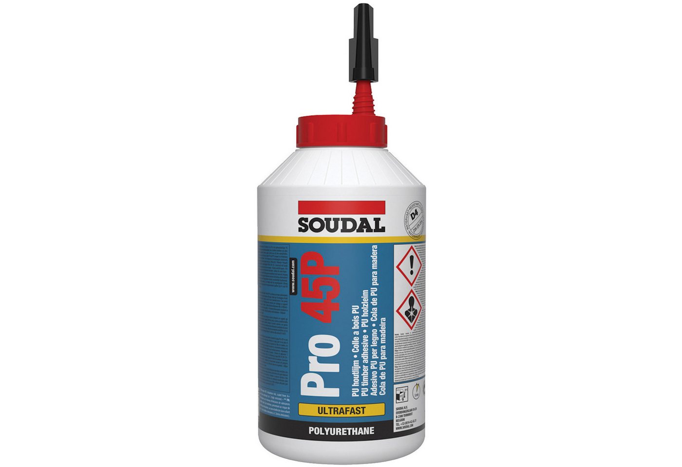 Thumbnail - SOUDAL Klebstoff Soudal Pro 45P PU-Holzleim 750 g